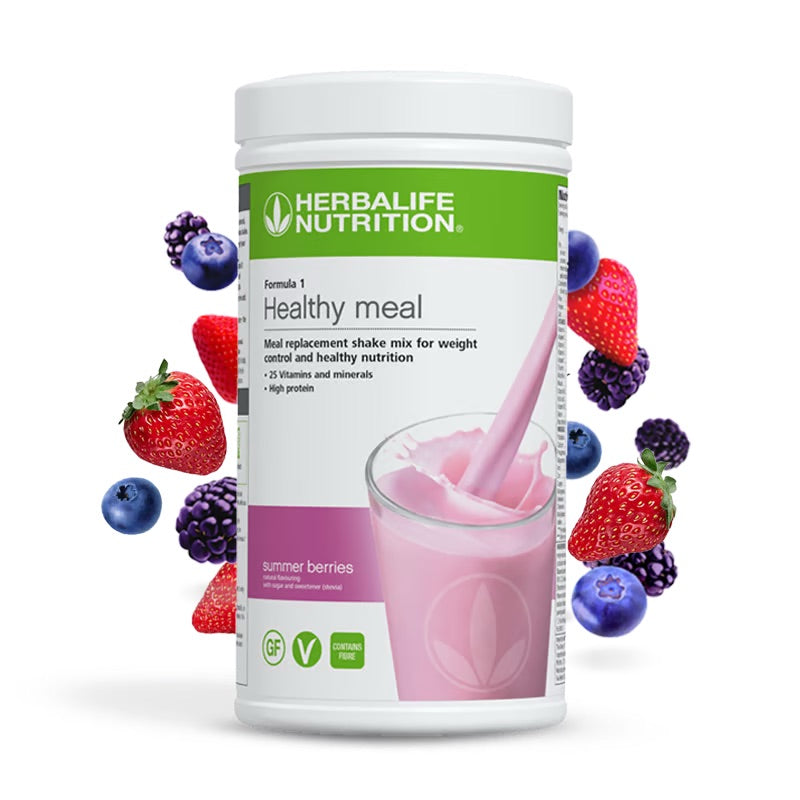 Summer Berries Herbalife Protein Shake - Formula 1 Healthy Meal