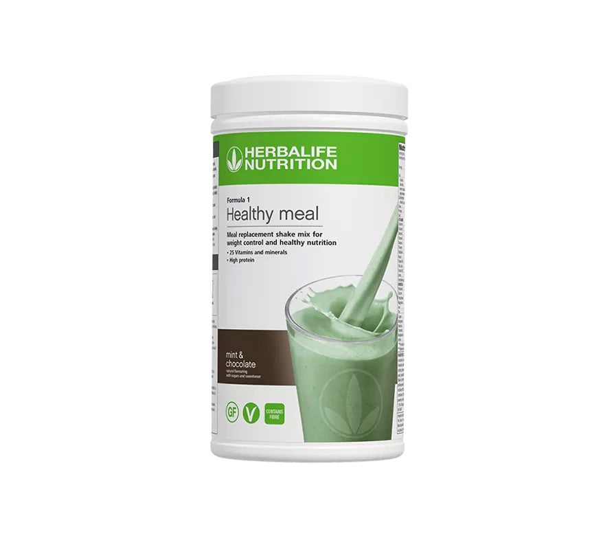 Mint & Chocolate Herbalife Protein Shake - Formula 1 Healthy Meal