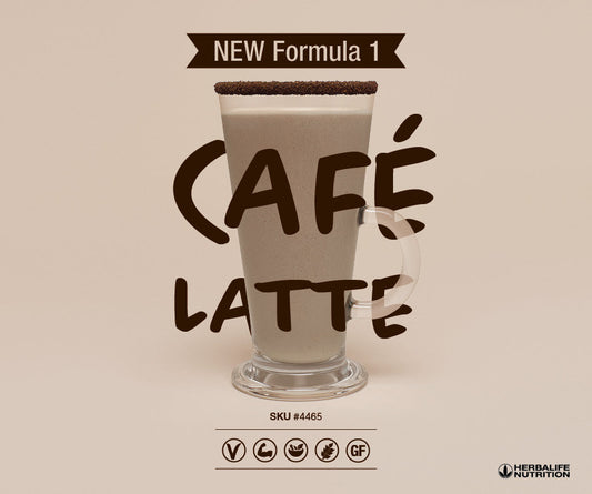 Cafe Latte Herbalife Protein Shake - Formula 1 Healthy Meal