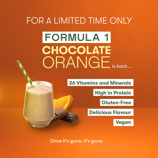 Limited Edition Chocolate Orange Herbalife Protein Shake - Formula 1 Healthy Meal